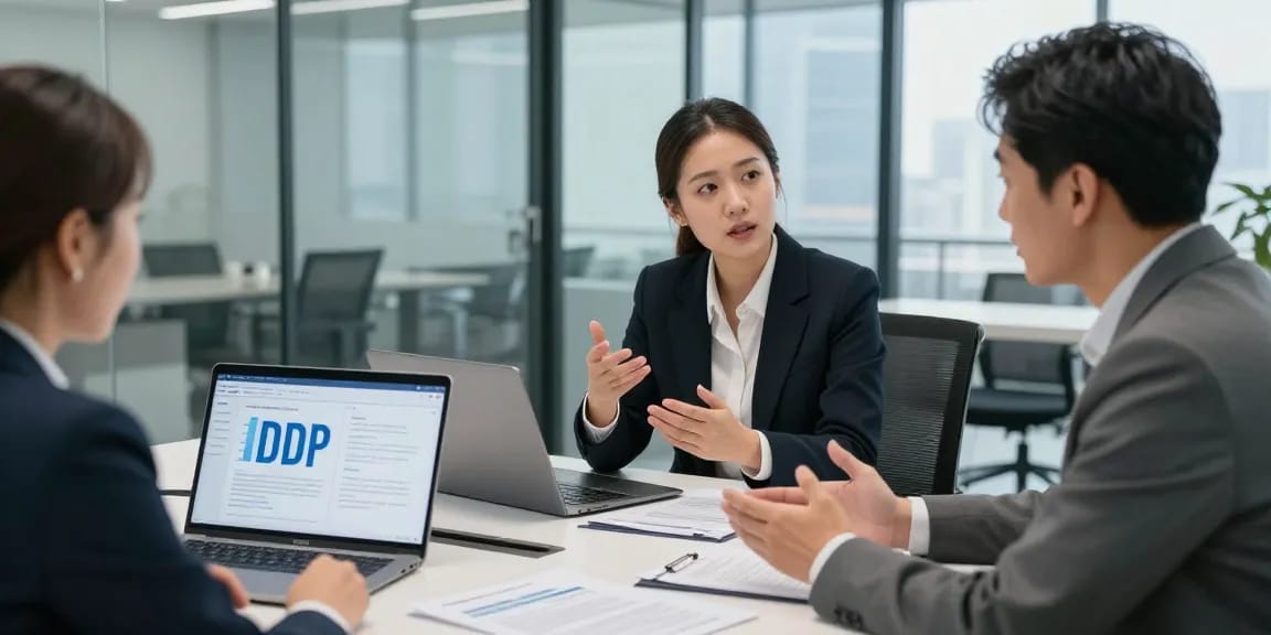 Consultation scene showcasing Startseite for personalized privacy solutions with expert discussing data protection.