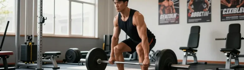 Effiziente Fitness-Routine im Selliza Shop mit hochwertigen Steroiden und motivierender Atmosphäre.